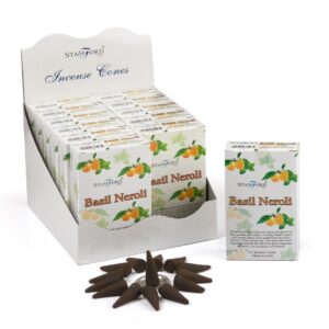 Basil & Neroli Incense Cones | www.artisan-gifts.co.uk