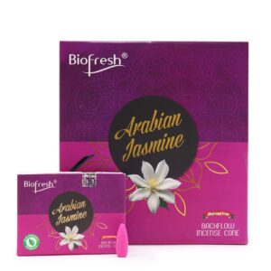 Biofresh Backflow Incense Cones – Arabian Jasmine | www.artisan-gifts.co.uk 1