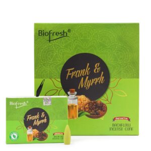 Biofresh Backflow Incense Cones – Frank & Myrrh | www.artisan-gifts.co.uk 1