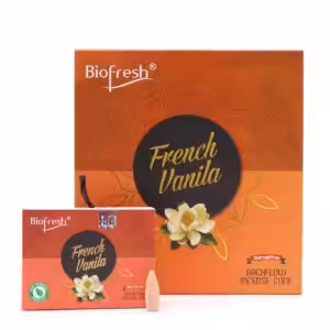 Biofresh Backflow Incense Cones – French Vanilla | www.artisan-gifts.co.uk 1