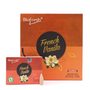 Biofresh Backflow Incense Cones – French Vanilla | www.artisan-gifts.co.uk 1