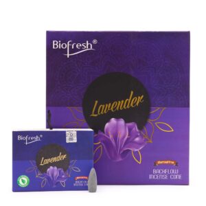 Biofresh Backflow Incense Cones – Lavender | www.artisan-gifts.co.uk 1