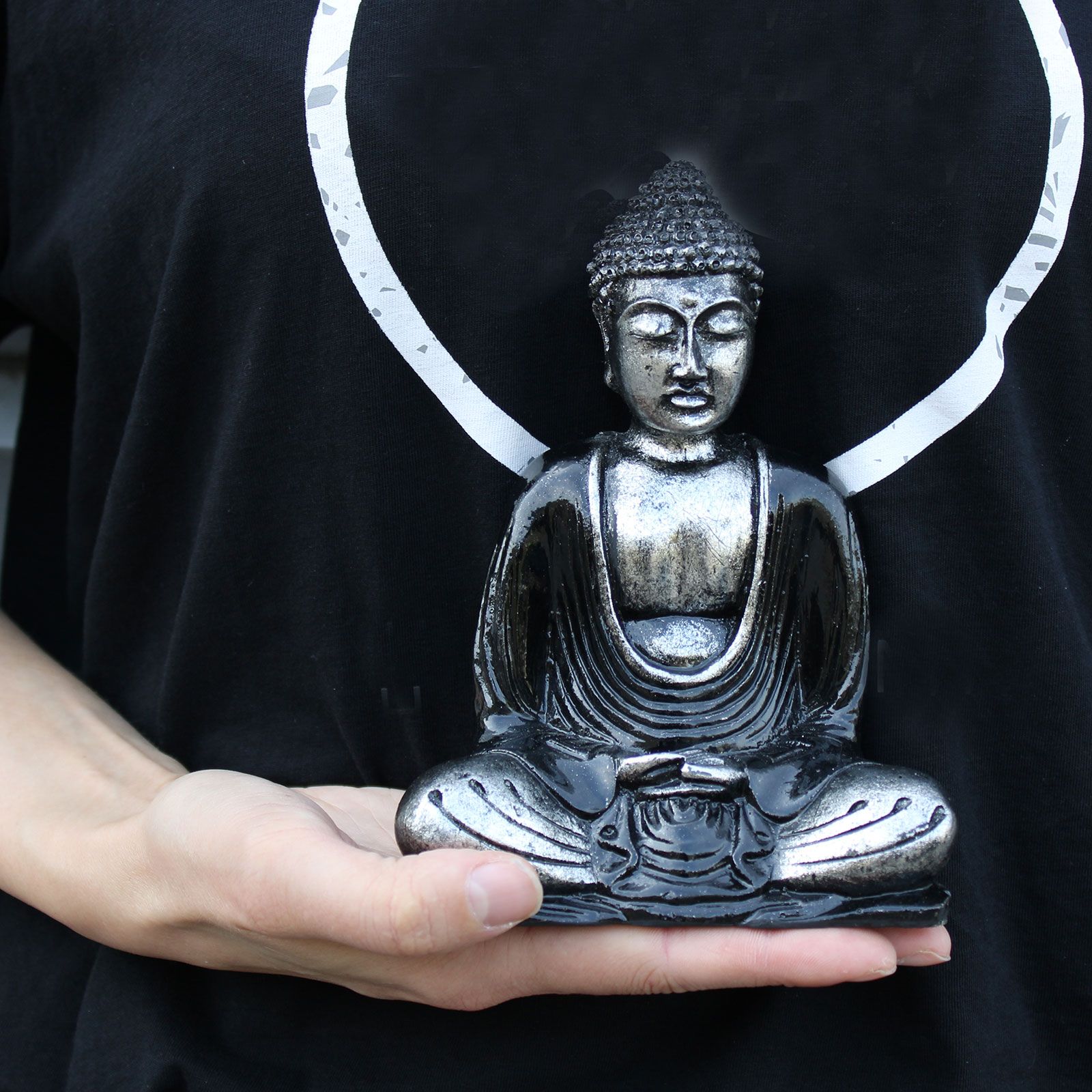 Black & Grey Buddha – Medium | www.artisan-gifts.co.uk 5 Black & Grey Buddha – Medium | www.artisan-gifts.co.uk 4