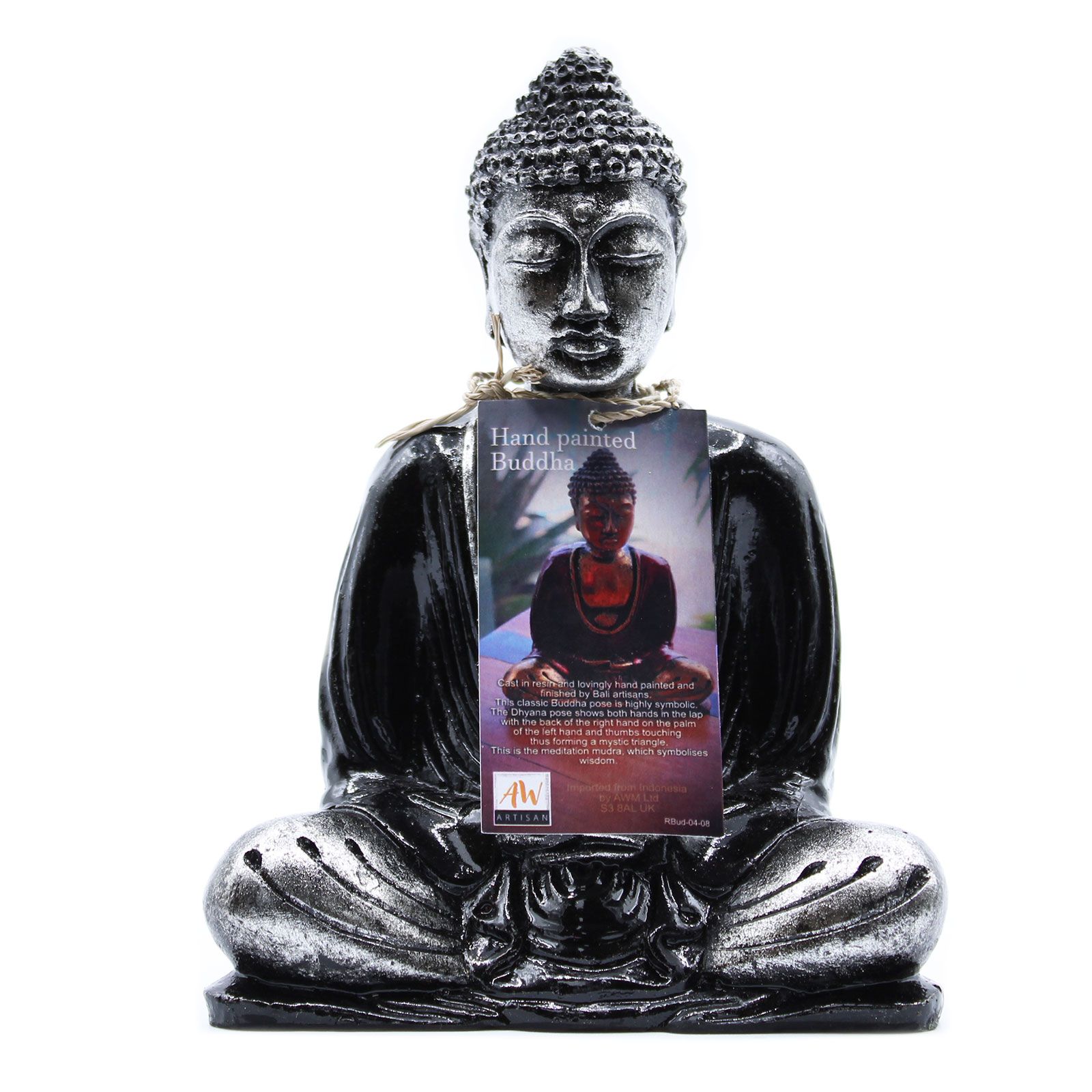 Black & Grey Buddha – Medium | www.artisan-gifts.co.uk 2 Black & Grey Buddha – Medium | www.artisan-gifts.co.uk 1