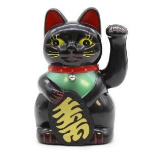 Black Money Cat – 15cm | www.artisan-gifts.co.uk