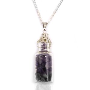 Bottled Gemstones Necklace – Amethyst | www.artisan-gifts.co.uk 1