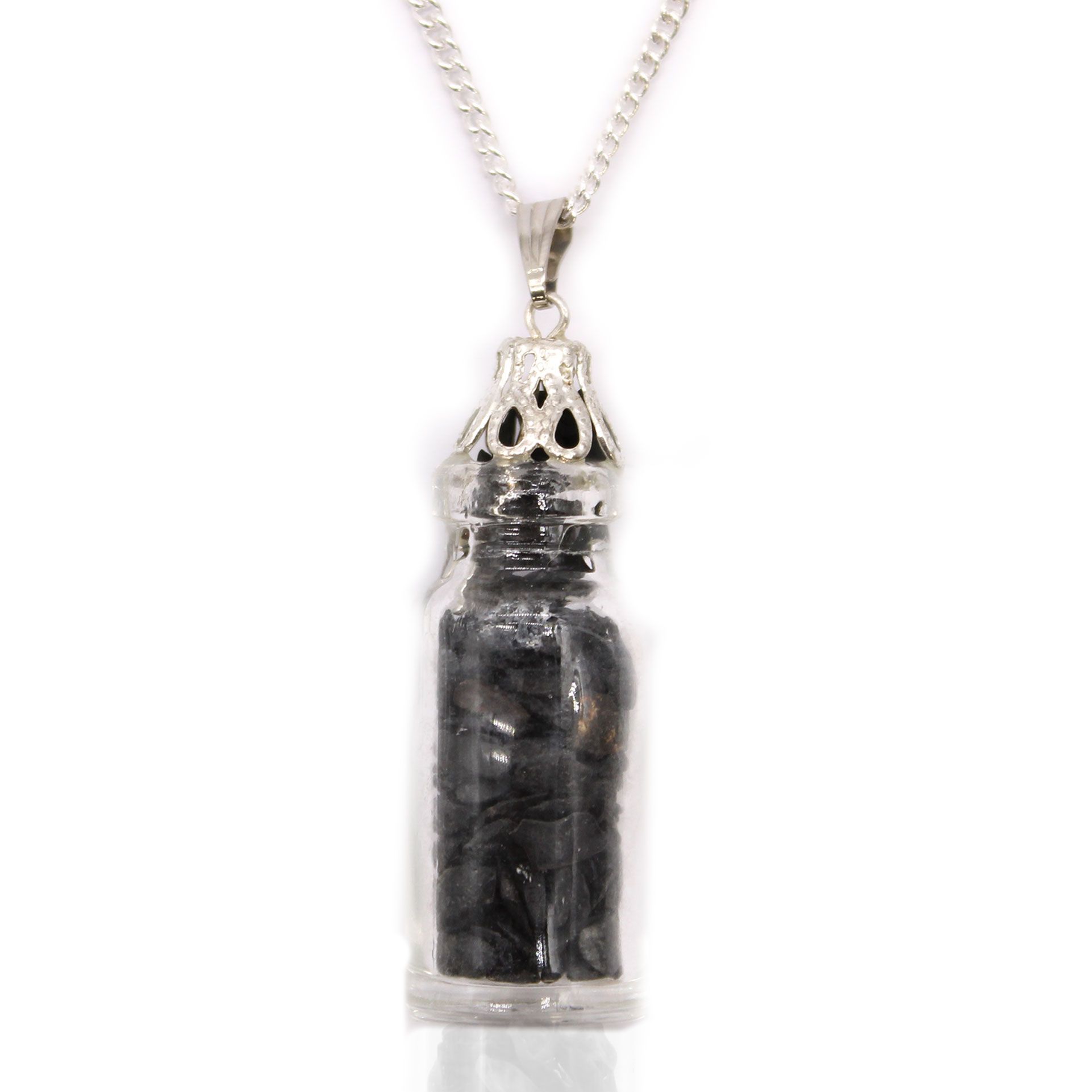 Bottled Gemstones Necklace – Black Onyx | www.artisan-gifts.co.uk 2 Bottled Gemstones Necklace – Black Onyx | www.artisan-gifts.co.uk 1