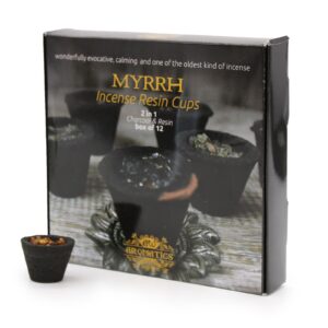 Box of 12 Resin Cups – Myrrh | www.artisan-gifts.co.uk 1