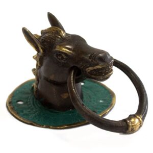 Brass Door Knocker – Horses Head | www.artisan-gifts.co.uk 1