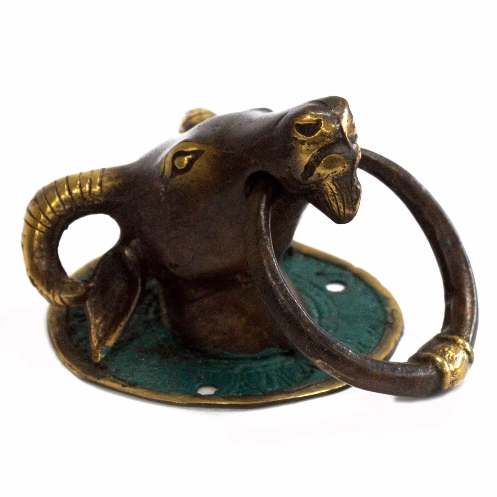 Brass Door Knocker – Rams Head | www.artisan-gifts.co.uk 4 Brass Door Knocker – Rams Head | www.artisan-gifts.co.uk 3