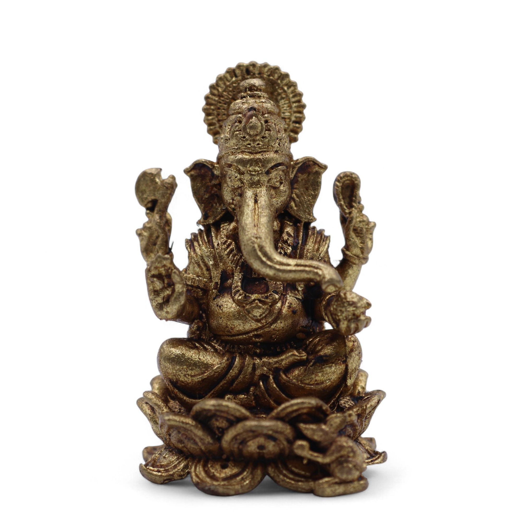 Brass Miniature Gods – Ganesha (22gms) – 37mm | www.artisan-gifts.co.uk 4 Brass Miniature Gods – Ganesha (22gms) – 37mm | www.artisan-gifts.co.uk 3