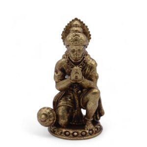 Brass Miniature Gods – Hanuman (30gms)  – 36mm | www.artisan-gifts.co.uk 1