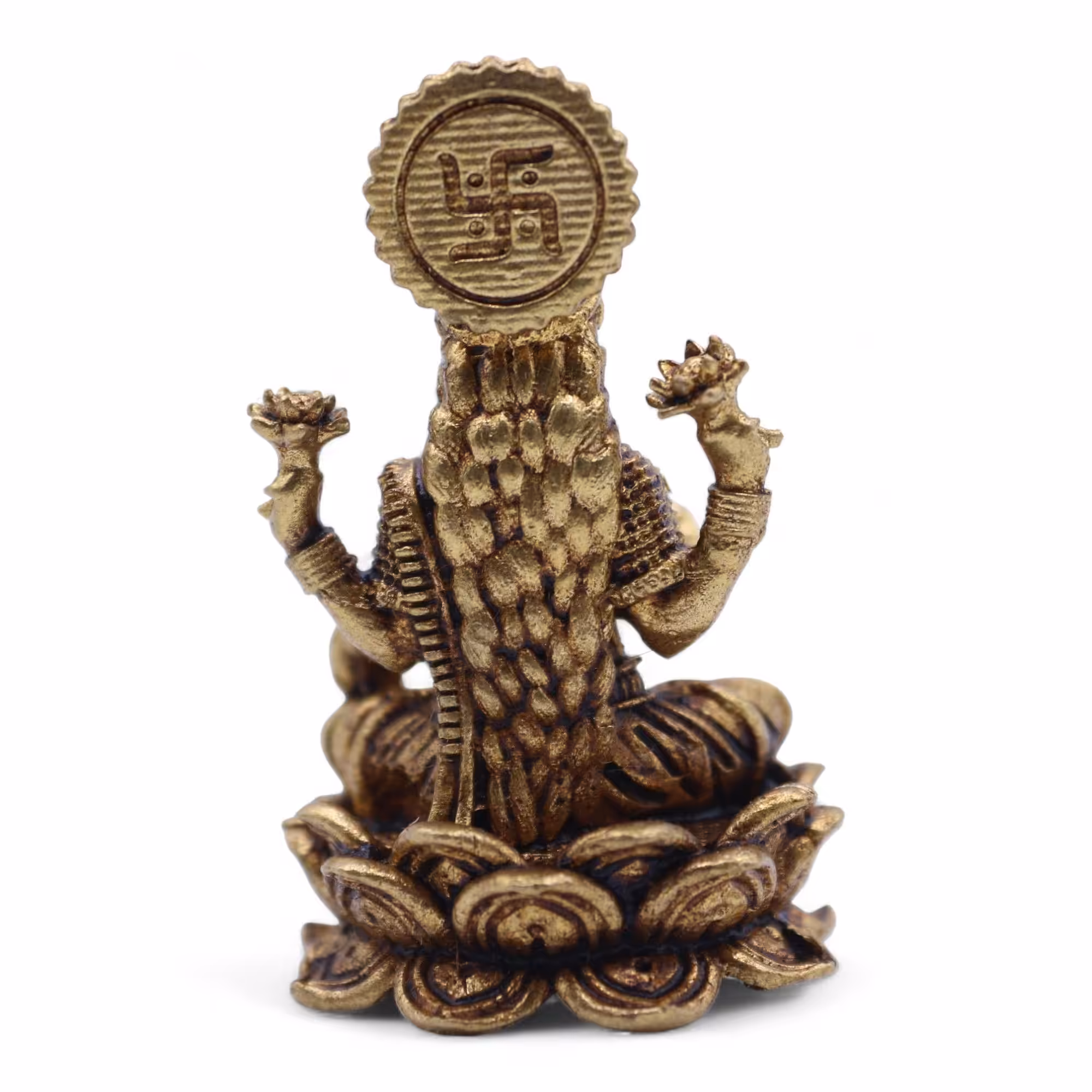 Brass Miniature Gods – Laxmi (22gms) – 37mm | www.artisan-gifts.co.uk 2 Brass Miniature Gods – Laxmi (22gms) – 37mm | www.artisan-gifts.co.uk 1