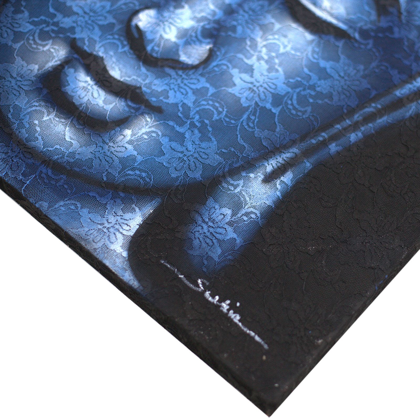 Buddah Painting – Blue Brocade Detail | www.artisan-gifts.co.uk 3 Buddah Painting – Blue Brocade Detail | www.artisan-gifts.co.uk 2