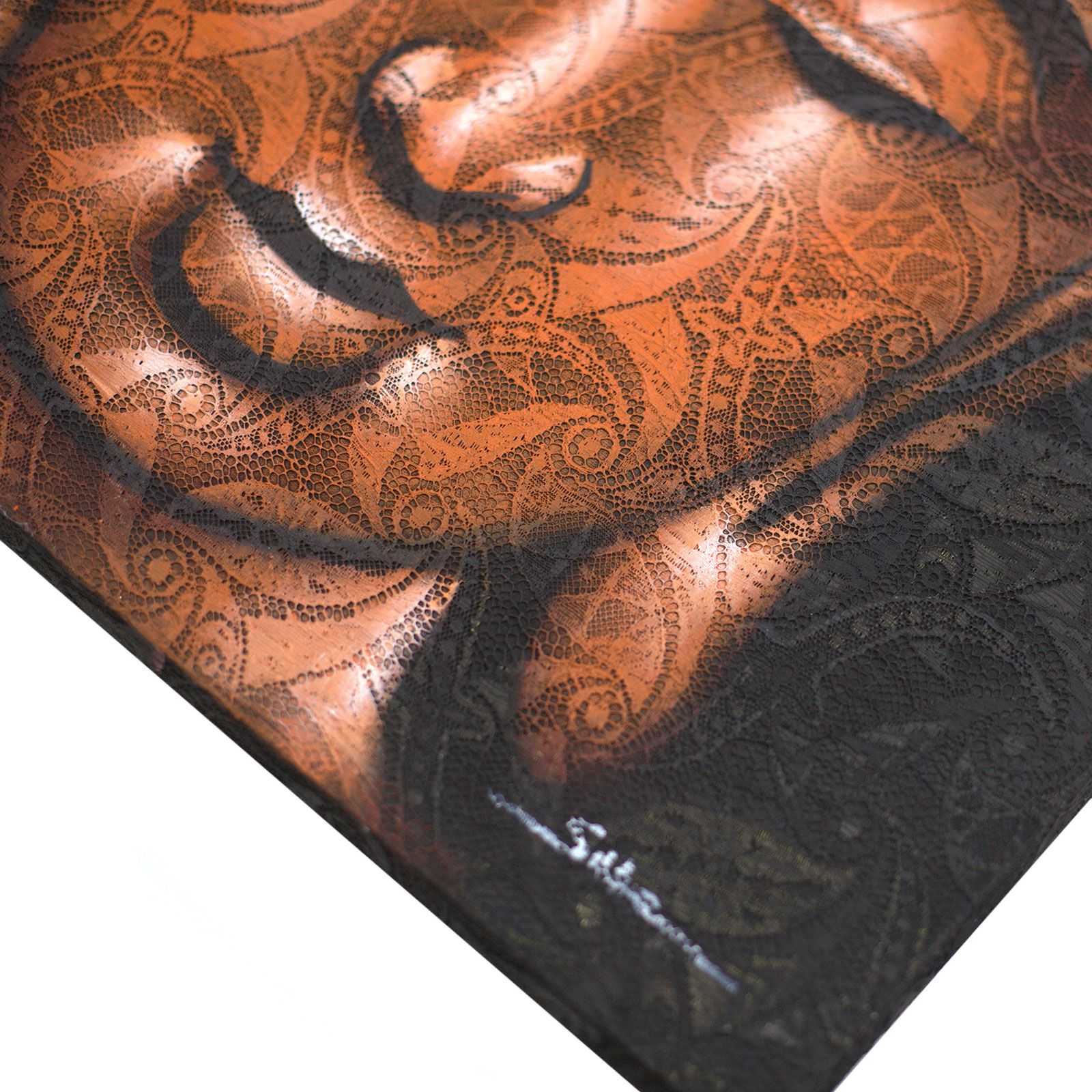 Buddha Painting – Copper Brocade Detail | www.artisan-gifts.co.uk 3 Buddha Painting – Copper Brocade Detail | www.artisan-gifts.co.uk 2