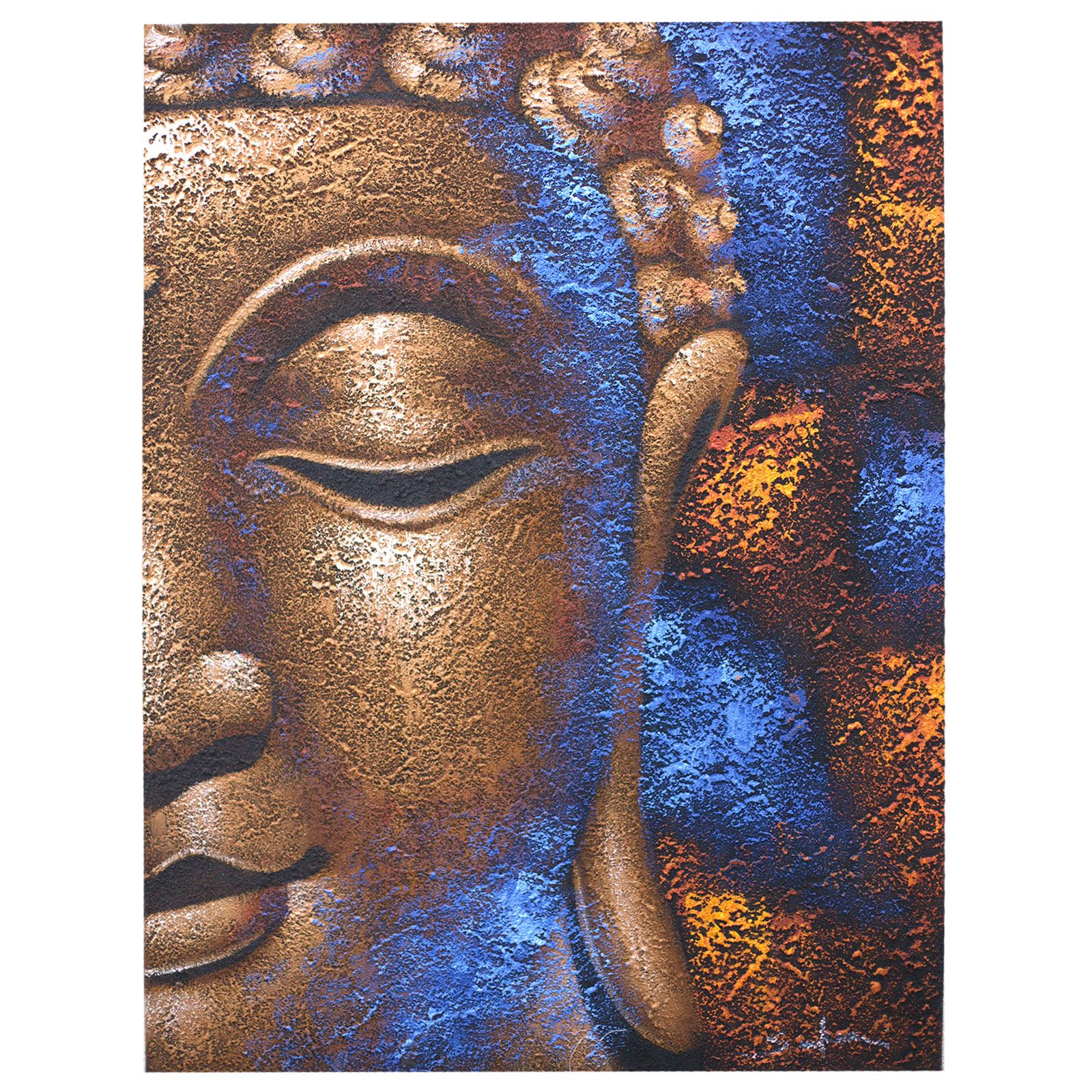 Buddha Painting – Copper Face | www.artisan-gifts.co.uk 2 Buddha Painting – Copper Face | www.artisan-gifts.co.uk 1