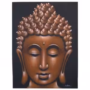 Buddha Painting – Copper Sand Finish | www.artisan-gifts.co.uk 1