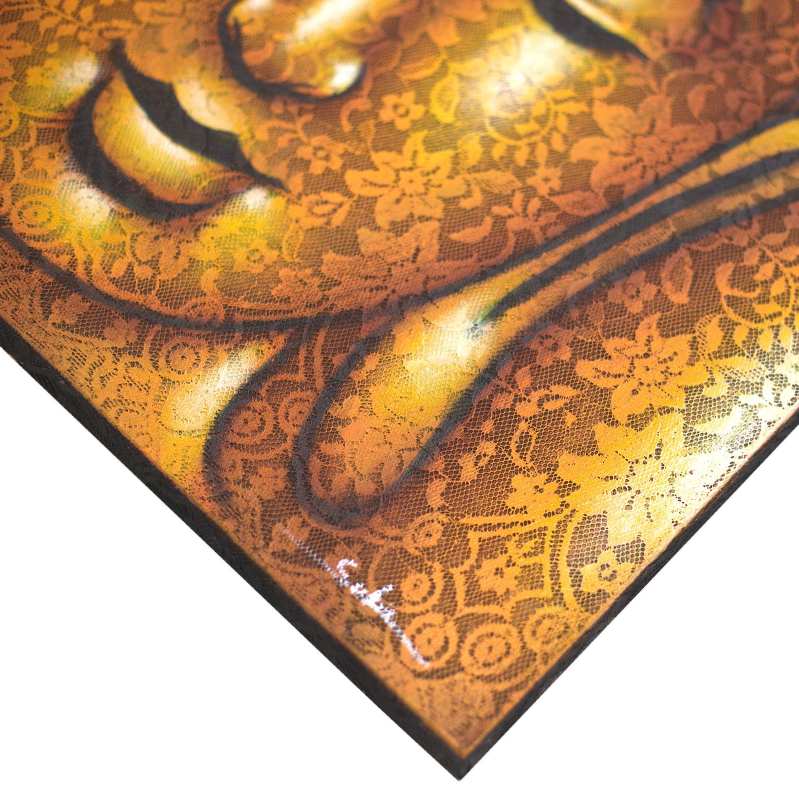 Buddha Painting – Gold Brocade Detail | www.artisan-gifts.co.uk 3 Buddha Painting – Gold Brocade Detail | www.artisan-gifts.co.uk 2