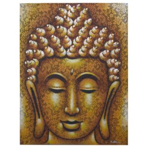 Buddha Painting – Gold Brocade Detail | www.artisan-gifts.co.uk 1