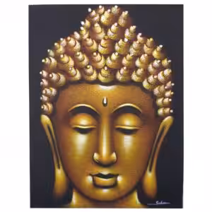 Buddha Painting – Gold Sand Finish | www.artisan-gifts.co.uk 1