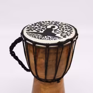 Buddha Wide Top Djembe Drum – 13cm | www.artisan-gifts.co.uk 1