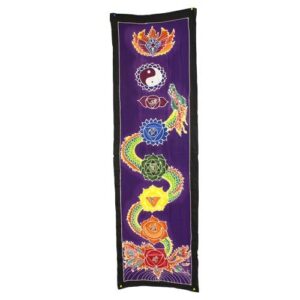 Chakra Drop Banner – Dragon 175x53cm | www.artisan-gifts.co.uk