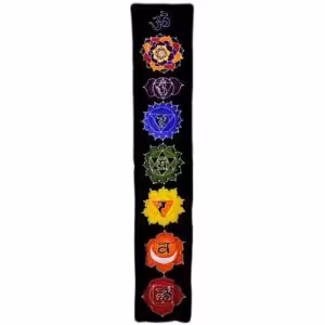 Chakra Drop Banner – Midnight 183x35cm | www.artisan-gifts.co.uk