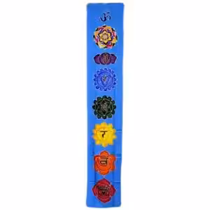 Chakra Drop Banner – Sky Blue 183x35cm | www.artisan-gifts.co.uk