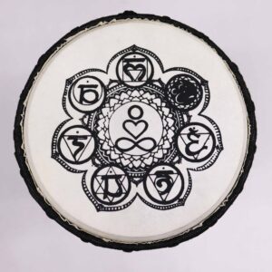 Chakra Wide Top Djembe Drum – 17cm | www.artisan-gifts.co.uk 1