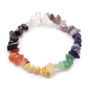 Chipstone Bracelet – Chakra Stones | www.artisan-gifts.co.uk