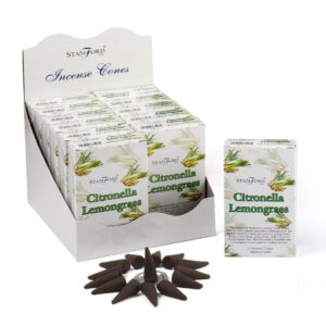 Citronella & Lemongrass Incense Cones | www.artisan-gifts.co.uk