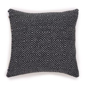 Classic Cushion Cover – Maze Black – 40x40cm | www.artisan-gifts.co.uk 1