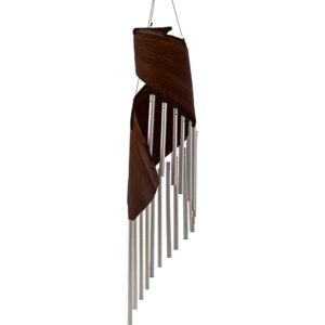 Coconut Leaf Wind Chimes – Chocolate | www.artisan-gifts.co.uk 1