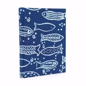 Cotton Bound Notebooks 20x15cm – 96 pages – Indigo Fish | www.artisan-gifts.co.uk 1