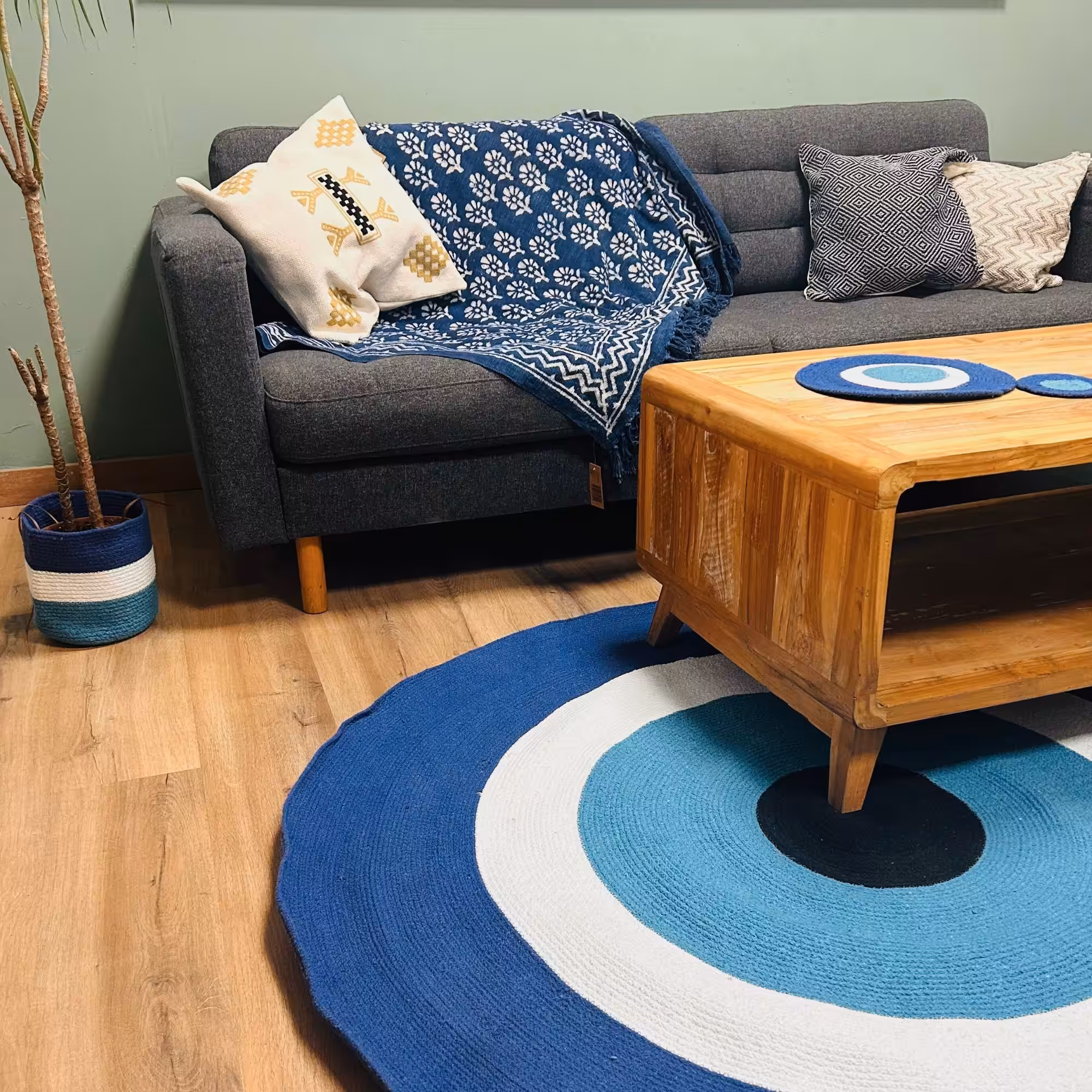 Cotton Rope Evil Eye Rug | www.artisan-gifts.co.uk 3 Cotton Rope Evil Eye Rug | www.artisan-gifts.co.uk 2