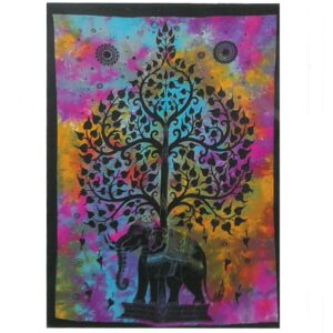 Cotton Wall Art – Elephant Tree | www.artisan-gifts.co.uk 1