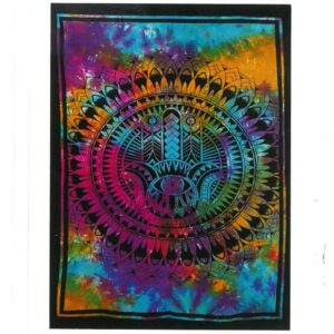 Cotton Wall Art – Hamsa Hand | www.artisan-gifts.co.uk 1