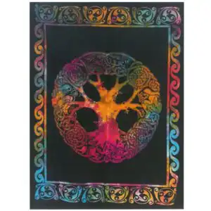 Cotton Wall Art – Tree with Adam & Eve | www.artisan-gifts.co.uk 1