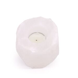 Crystal Rock Himalayan Salt Candle Holder 600-800g | www.artisan-gifts.co.uk 1