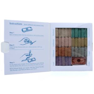 Display Set of 70 Incense Smudge Bricks and Burner – Wild West | www.artisan-gifts.co.uk 1