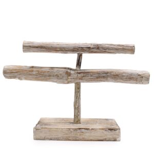 Double Branch Jewllery Stand – Whitewash | www.artisan-gifts.co.uk