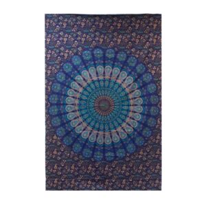 Double Cotton Bedspread + Wall Hanging – Classic Mandala | www.artisan-gifts.co.uk 1