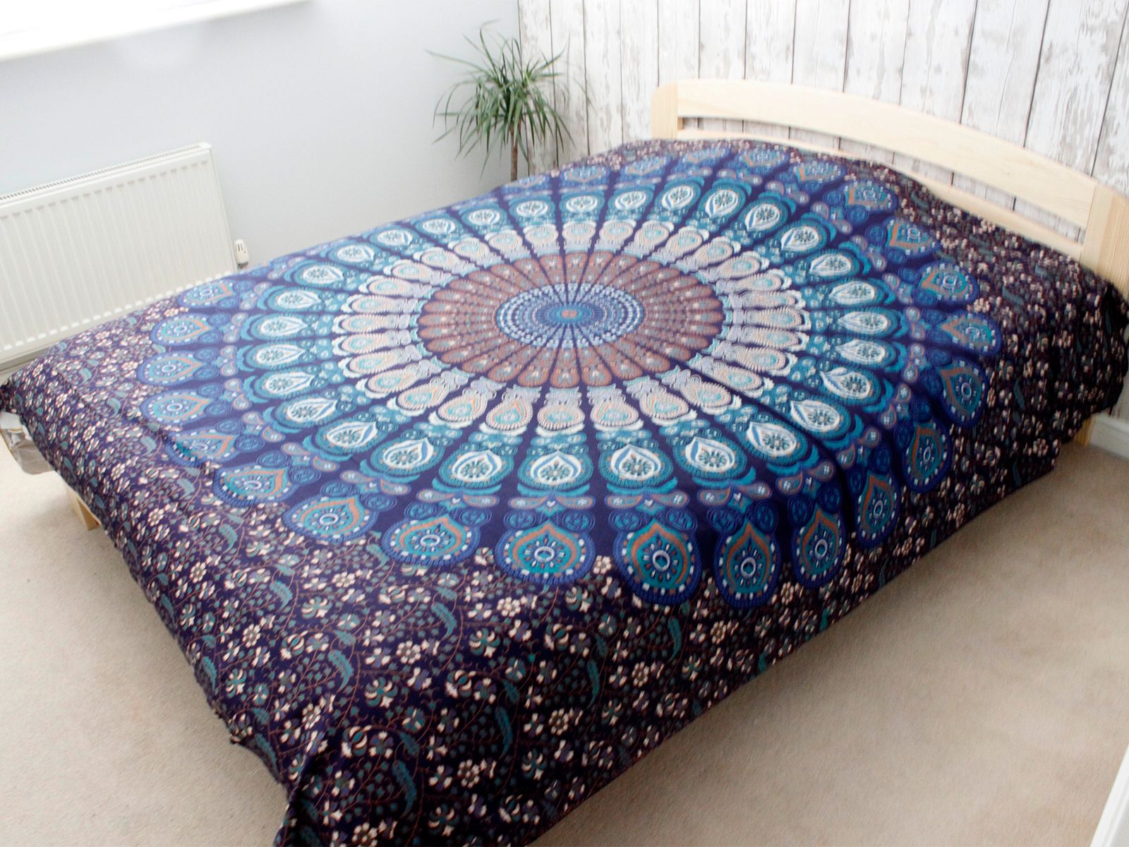 Double Cotton Bedspread + Wall Hanging – Classic Mandala | www.artisan-gifts.co.uk 5 Double Cotton Bedspread + Wall Hanging – Classic Mandala | www.artisan-gifts.co.uk 4