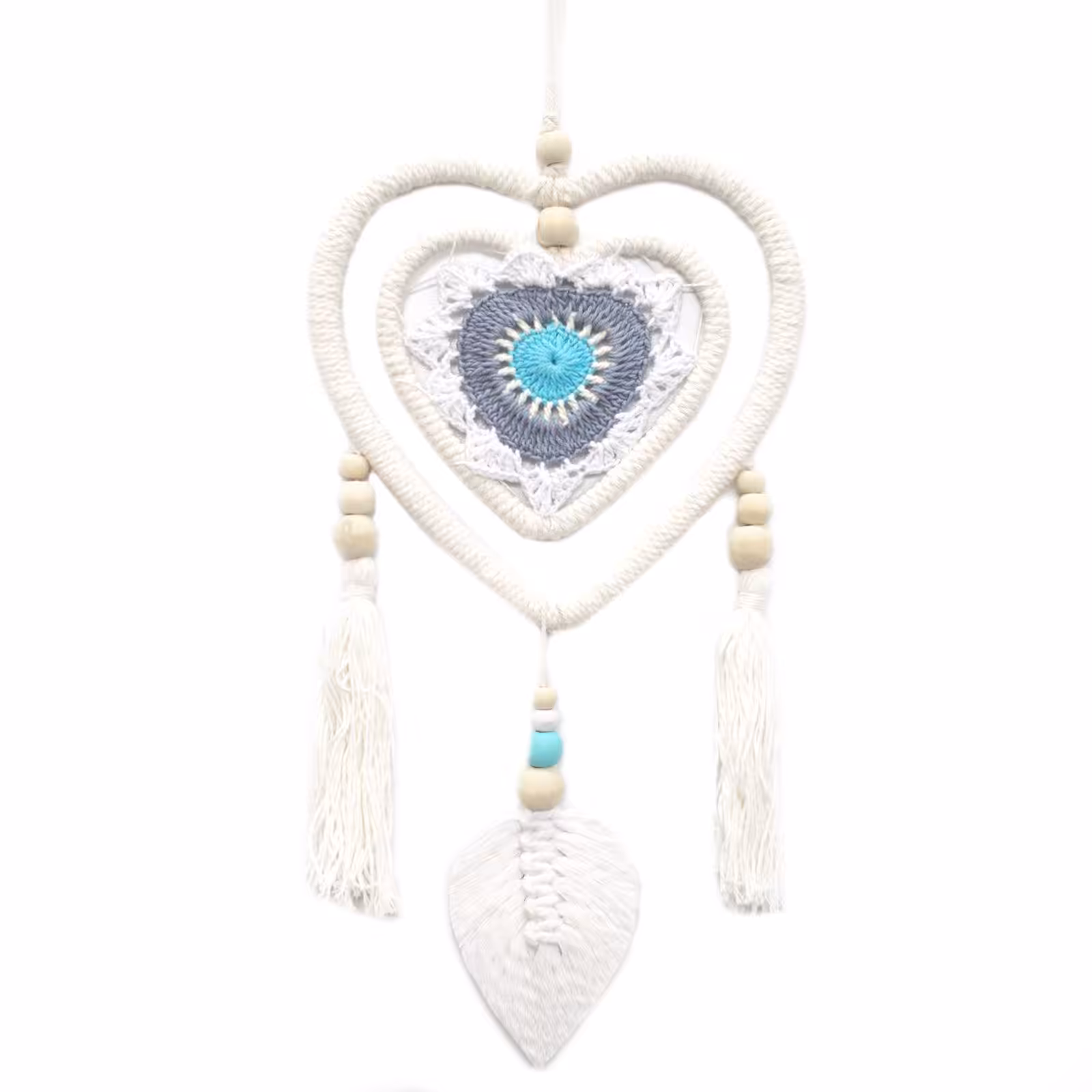 Dream Catcher – Medium Blue Heart in Heart | www.artisan-gifts.co.uk 3 Dream Catcher – Medium Blue Heart in Heart | www.artisan-gifts.co.uk 2
