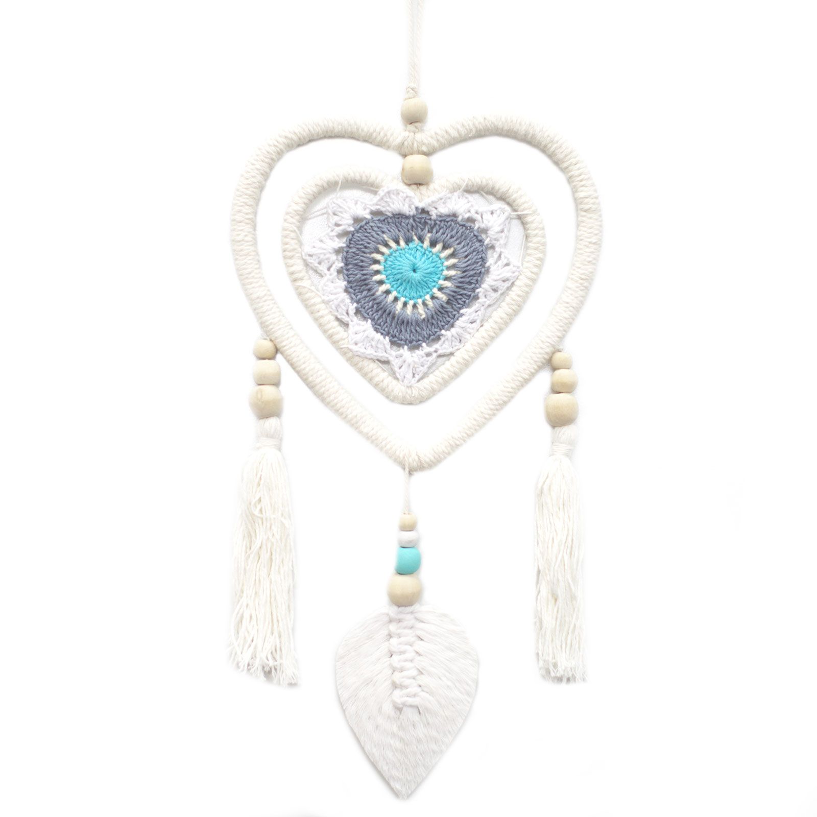 Dream Catcher – Medium Blue Heart in Heart | www.artisan-gifts.co.uk 3 Dream Catcher – Medium Blue Heart in Heart | www.artisan-gifts.co.uk 2