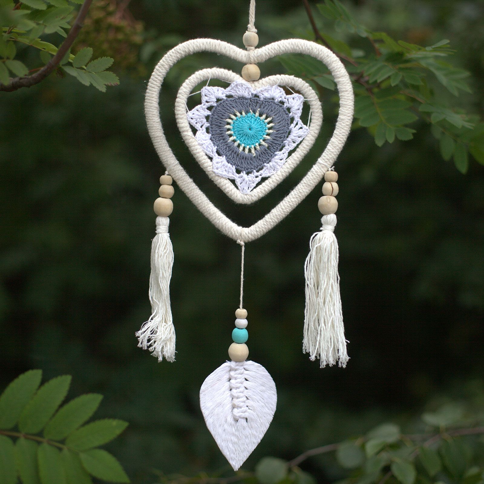 Dream Catcher – Medium Blue Heart in Heart | www.artisan-gifts.co.uk 2 Dream Catcher – Medium Blue Heart in Heart | www.artisan-gifts.co.uk 1