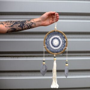 Dream Catcher – Medium Grey Elemental Spirits | www.artisan-gifts.co.uk 1