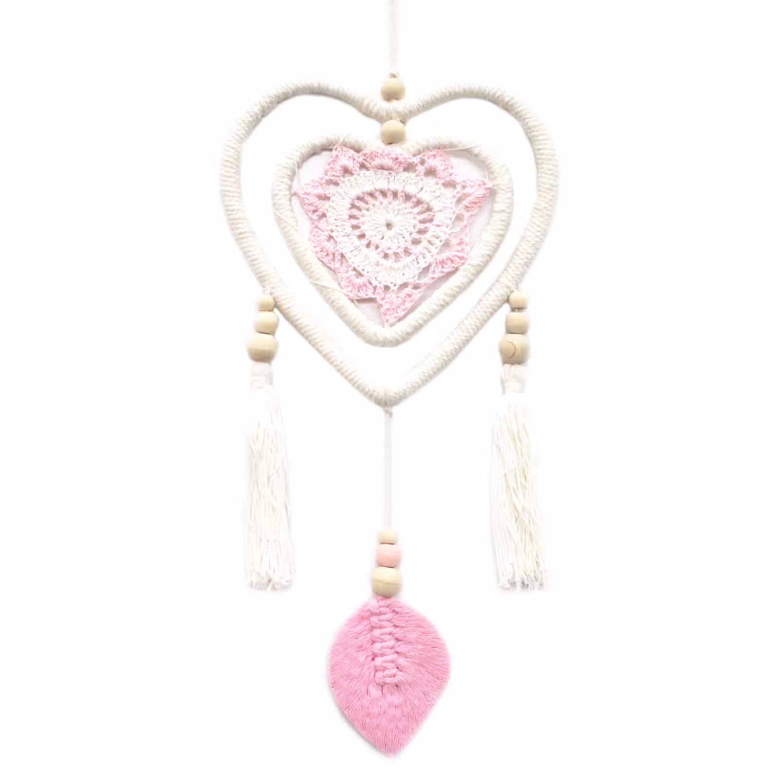 Dream Catcher – Medium Pink Heart in Heart | www.artisan-gifts.co.uk 3 Dream Catcher – Medium Pink Heart in Heart | www.artisan-gifts.co.uk 2