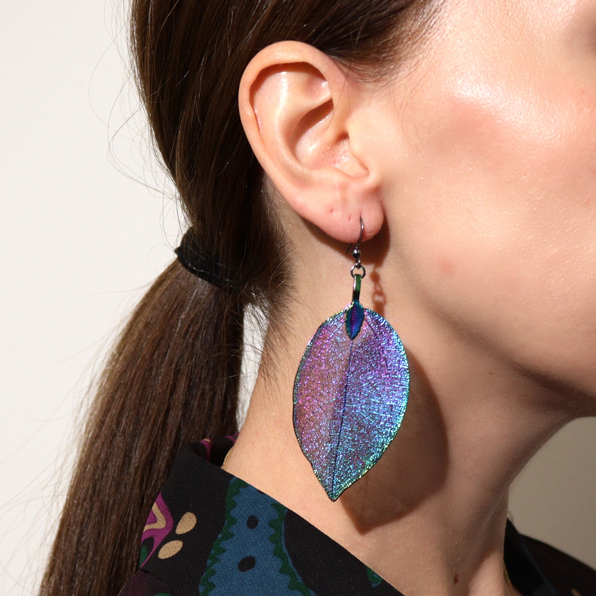 Earrings – Bravery Leaf – Multicoloured | www.artisan-gifts.co.uk 4 Earrings – Bravery Leaf – Multicoloured | www.artisan-gifts.co.uk 3