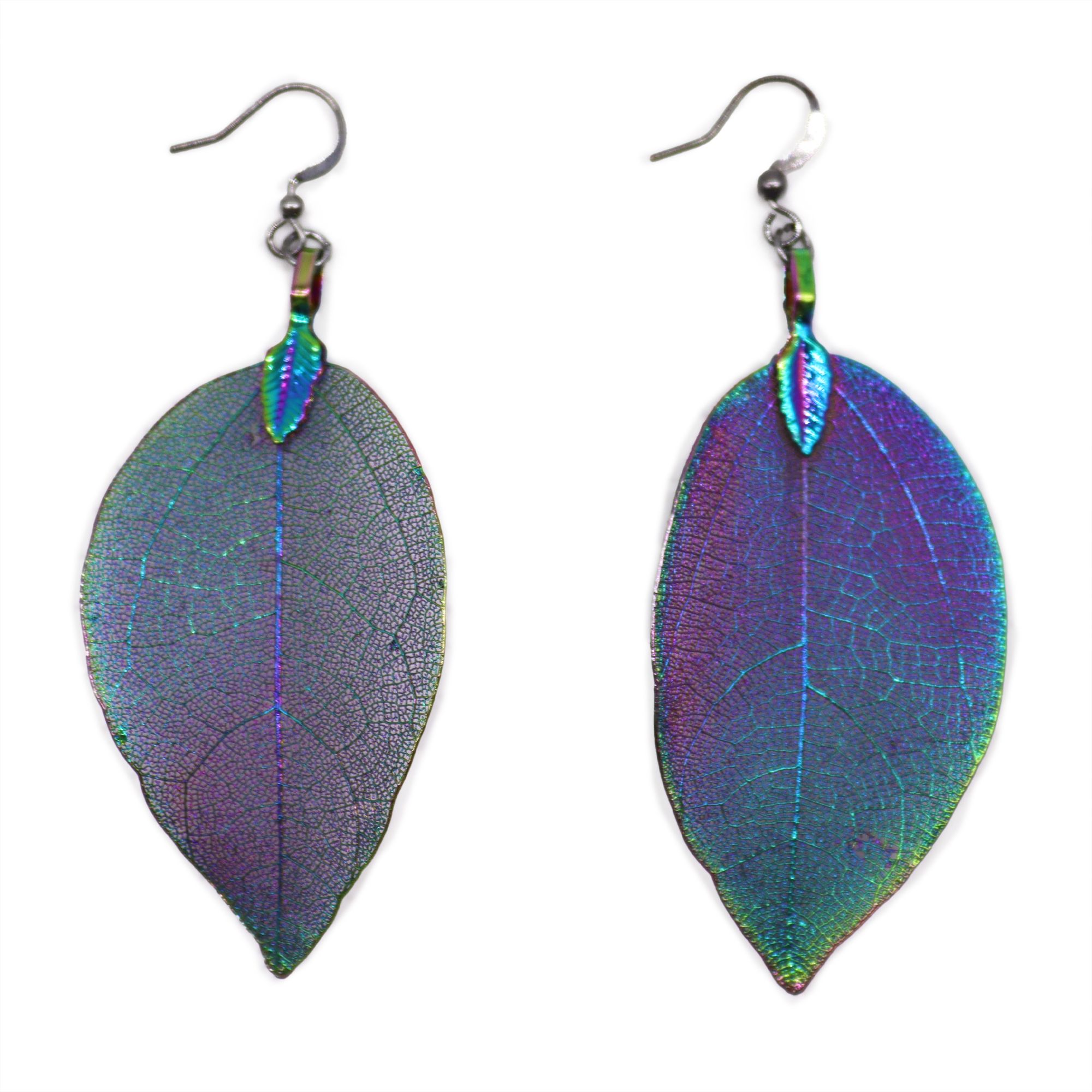 Earrings – Bravery Leaf – Multicoloured | www.artisan-gifts.co.uk 2 Earrings – Bravery Leaf – Multicoloured | www.artisan-gifts.co.uk 1